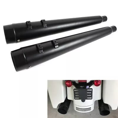 Slip On Exhaust Megaphone Style For Harley 1995-2016 Touring Deep Roaring Sound • $209.99
