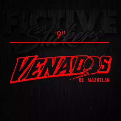 Venados De Mazatlan Logo Sticker Decal 9  Red • $9.99