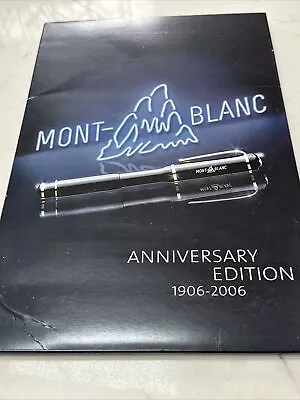 Montblanc Stiff Cardboard Store Display Anniversary Edition 1906-2006 • $6