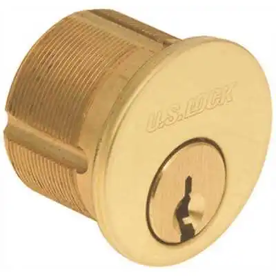 Kaba Ilco 7185KS1-03-KD 1-1/8 In. Kwikset Mortise Cylinder Bright Brass • $30.30