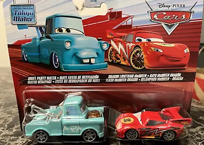 2023 Pixar Disney CARS Tokyo Mater DRIFT PARTY MATER/ DRAGON MCQUEEN 2 Pack • $14.95