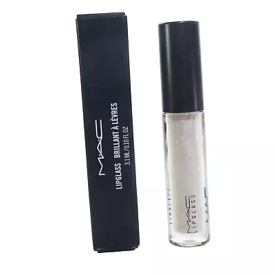 MAC Cosmetics Lipglass “Lustrewhite” 0.10oz Pearl White Lip Gloss AUTHENTIC • $23.99