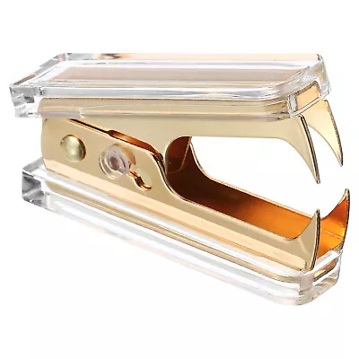 Staple Remover Jaw Style Staple Puller Removal Tool With Plastic Box Gold • $8.56