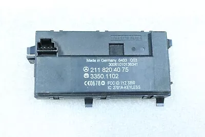 W211 W219 Mercedes Keyless Go Antenna Control Unit Module Computer Entr Ignition • $20