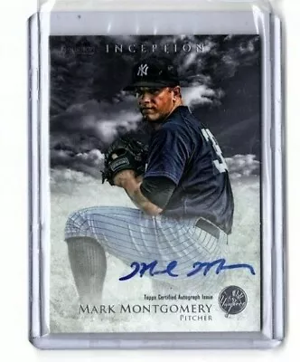 2013 Topps Inception Prospect Autograph #PA-MM Mark Montgomery Auto NY Yankees • $5.99
