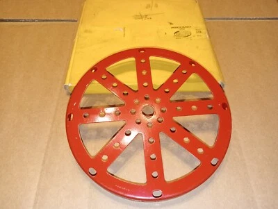 £4 • Buy #118 *unused/mint*medium Red Meccano Stamped Hub Disc(+trade/dealer Box)