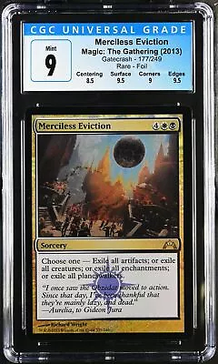 MERCILESS EVICTION Gatecrash Foil Rare CGC 9 Graded MTG [Nostalgium] • $29.99