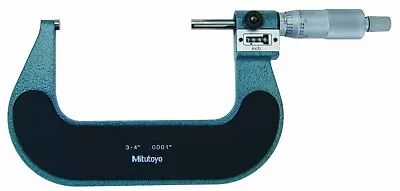 Mitutoyo 193-214 Digital Outside Micrometer 3-4  Range .0001  Graduation • $267