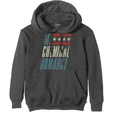 My Chemical Romance 'Raceway' Charcoal Grey Pullover Hoodie - NEW OFFICIAL • £29.99