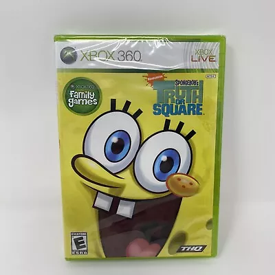 New SpongeBob's Truth Or Square (Microsoft Xbox 360 2009) FACTORY SEALED *READ* • $99.99