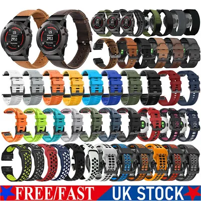 £14.99 • Buy Replacement Watch Band Strap For Garmin Fenix 7/7s/7x 6/6s/6x 5/5x/5s Plus/3 HR