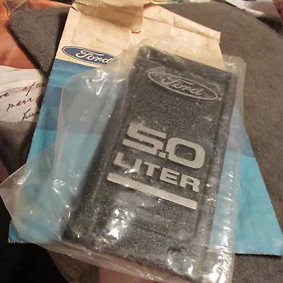 Nos 1986 1987 Ford Mustang 5.0 Liter Intake Manifold Plenum Cover Emblem Rare • $169.99