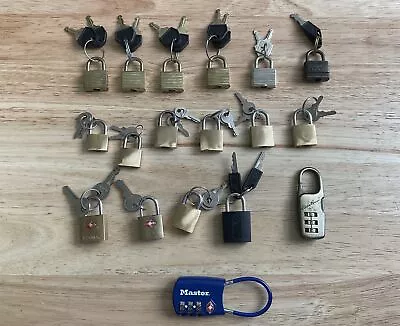 Suitcase / Luggage / Miniature Locks Each With 2 Keys • $18