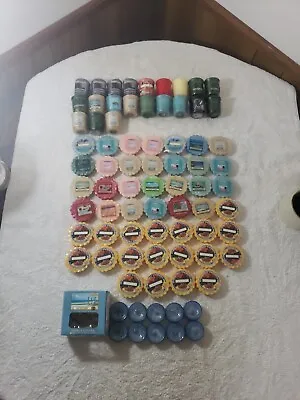 77 Pc Set Yankee Candle Co Mixed Lot Votive Tart Tealight Candles Huge Variety • $55