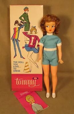 Vintage 1960s - Ideal Tammy Doll  - Brunette - Mint In Box - B S 12 • $45
