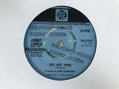 £10 • Buy Jimmy James/vagabonds Red Red Wine/who Could Be Loving You Vg +