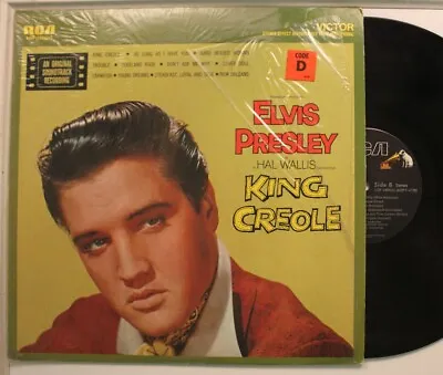 Elvis Presley Lp King Creole Soundtrack (1976) On Rca - Vg+ To Vg++ / Vg++ (In S • $19.99