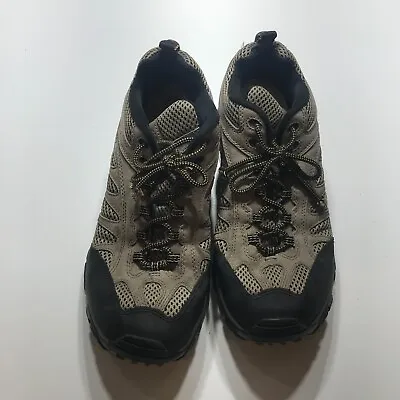 Merrell Shoes Mens US 10.5 Walnut Performance Continuum Hiking Trail Vibram Sole • $29.99