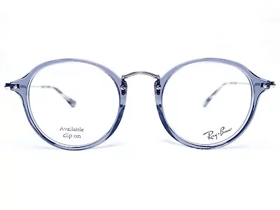 NEW Ray Ban RB2447V 8033 Mens Opal Grey Oval Modern Eyeglasses Frames 49/21~145 • $119.99