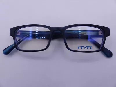 Bevel 3637 Louigi Blue Purple/blue Horn Matte Mens Eyeglasses Frames 52-17-140 • $299.99