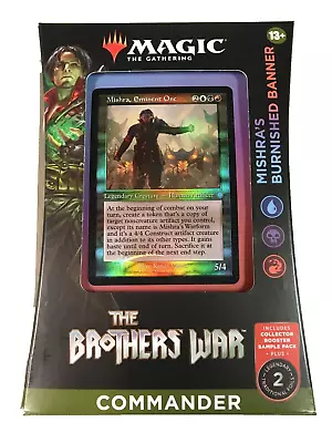 Magic The Gathering The Brothers War Commander Deck Mishra's Burnished Banner • $29.99