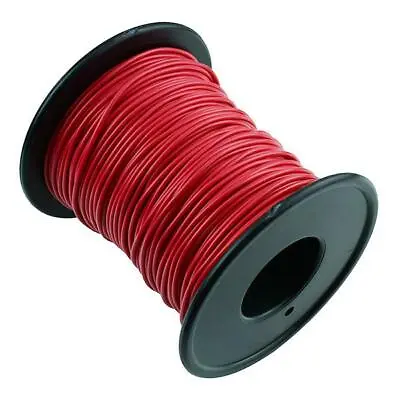£11.99 • Buy Red 0.5mm² 16/0.2mm Stranded Copper Cable Wire 50M