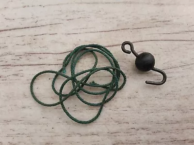 Meccano #57c Small Loaded Hook Blk 1927 -33 Pre War Smaller Ball With Cord • £1.75