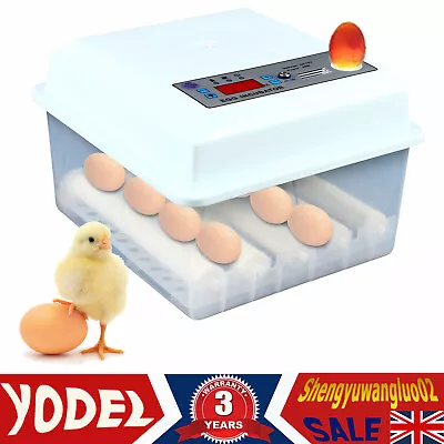 16 Eggs Incubator Automatic Digital Turner Hatcher Chicken Temperature Control • £47.84