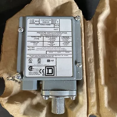 $199.99 • Buy SQUARE D Vacuum Switch 9016 GAW-22 Series C 9016GAW22  NEW