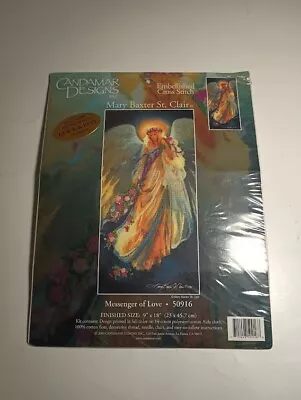 Vintage 2000 Candamar Designs Mary Baxter St. Clair Embellished Cross Stitch • $5.95