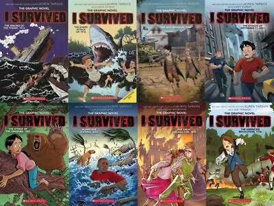 I Survived Series Graphic Novels 8 Books Collection • $65.97