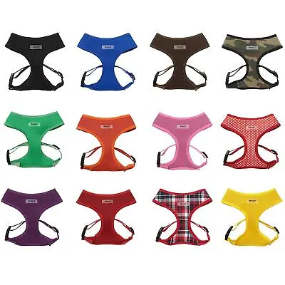 Dog Harness No Pull Adjustable Strong Anti-Pull For Puppy Small Medium Large XL • £7.99