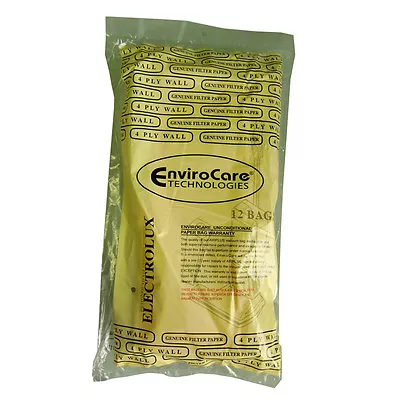 12 Envirocare Vacuum Bags To Fit Electrolux Type U • $14.28