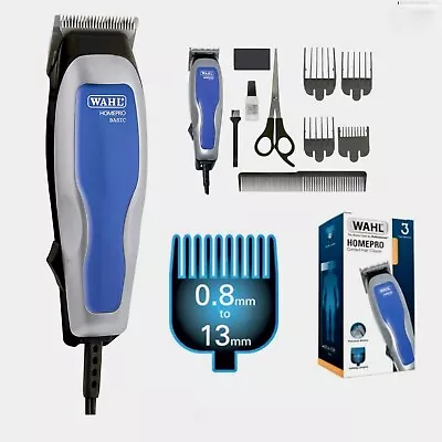 WAHL Professional Hair Clippers Mens Basic Barber Set Trimmer Shaver 9155-217  • £14.89