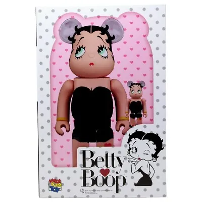 Medicom BE＠RBRICK Betty Boop Black Ver. 100% 400% Bearbrick Figure Set • $135