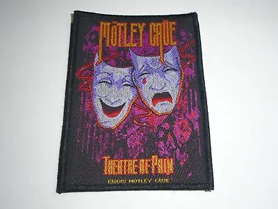 Motley Crue Theatre Of Pain Woven Patch • $6.29