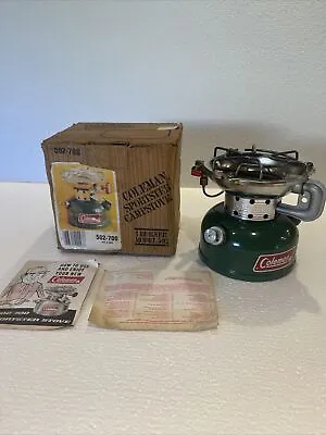 Coleman 502-700 Sportster Campstove. In Original Box • $225