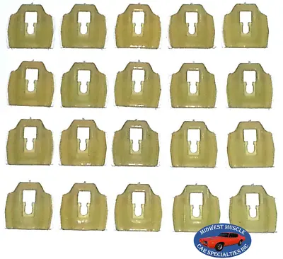 65-90 GM Cadillac Chevy Body Side Belt Vinyl Top Trim Molding Clips 20pcs BB • $19.30