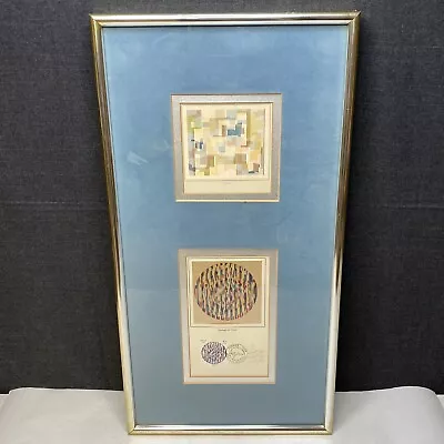 Yaacov Agam Message Of Peace & Life Silkscreens 1st Day Signed Stamp Release Art • $699