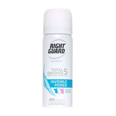 £4.99 • Buy 2 X Right Guard Women Total Defence Invisible TRAVEL 50ML Spray