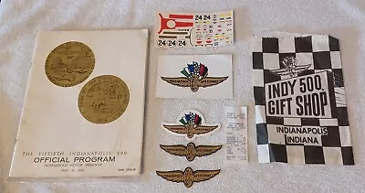 Vintage 1993 Indianapolis Motor Speedway Mixed Lot Gold Wings Gift Bag Etc... • $13.47