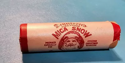 Vintage Dennison's Santa Christmas Mica Snow; Opened Package! • $49.95