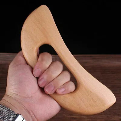 Professional Wooden Wood Beech Gua Sha Massage Tool Guasha Stick For Release • $9.79