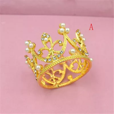 £1.97 • Buy Bridal Princess Rhinestone Pearl Crystal Hair Tiara Wedding Crowns  .7H