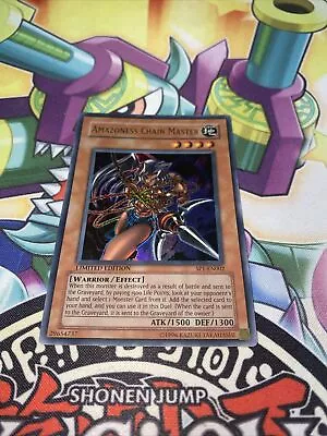 Amazoness Chain Master SP1-EN002 Ultra Rare Yugioh Card • £10.95