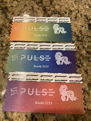 SDCC 2023 Exclusive MY LITTLE PONY Badge Ribbons Comic Con Rainbow Hasbro Set • $15