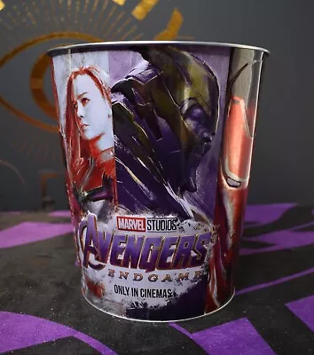 AMC Marvel Avengers Endgame Theater Exclusive Collector's Popcorn Tin / Bucket • $20