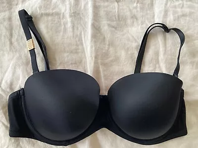 NWT Victoria’s Secret 36D PINK Wear Everywhere Strapless Push Up Multiway Black • $12.99