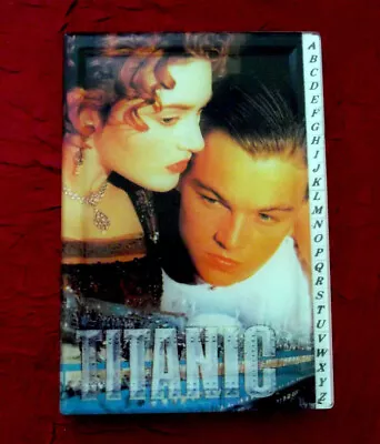 TITANIC 1997 MOVIE VINTAGE MOVIE ADDRESS PHONE BOOK DiCAPRIO  WINSLET RARE NEW  • $29.99