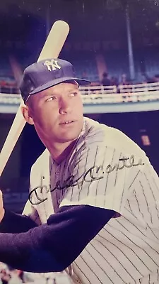 Mickey Mantle Autographed 8x10 Color Photo PSA Certified • $350